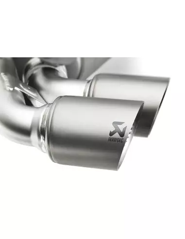 Volkswagen Golf R 3/5 dörrars mk7.5 Akrapovic Slip-On i titan med Titan utblås