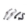 Audi S7 4,0TFSi V8 C7 Milltek Sport Downpipes som är med svart coating och 100 cells racekatalysatorer