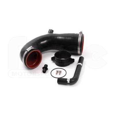 Audi TTRS 2,5TFSi 8S Forge Motorsport turbo inlopps böj i svart silicon