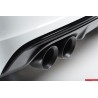 VW Polo 2,0TFSi R WRC Milltek Sport Cat-Back 2x GT80 Svarta utblås