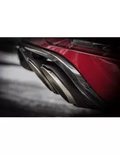 Porsche Macan GTS 3,0T 95B Akrapovic kolfiber diffuser