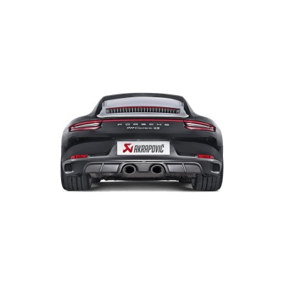Porsche 991.2 3,0T Carrera / Carrera S Akrapovic Slip-on i Titan med Titan utblås
