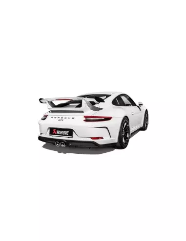 Porsche 991.2 GT3 Akrapovic Slip-On Race i Titan med Titan utblås