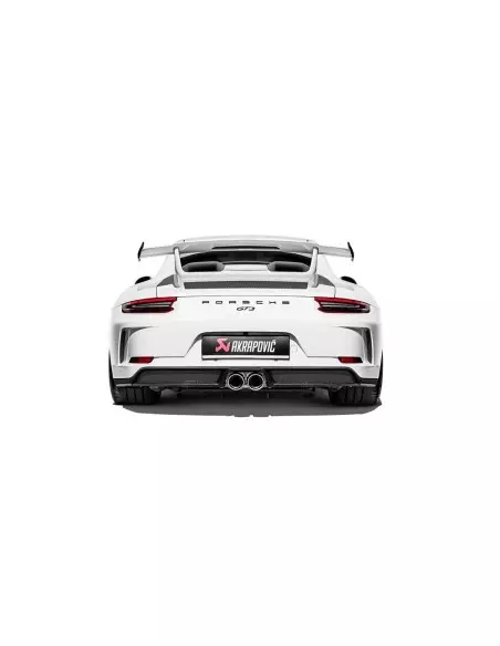 Porsche 991.2 GT3 Akrapovic Slip-On Race i Titan med Titan utblås
