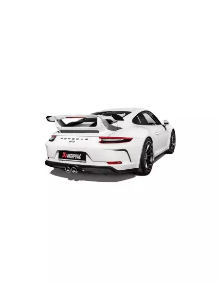 Porsche 991.2 GT3 Akrapovic Slip-On i Titan med Titan utblås