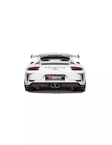 Porsche 991.2 GT3 Akrapovic Slip-On i Titan med Titan utblås
