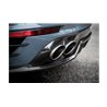 Porsche 991.2 Turbo / Turbo S Akrapovic kolfiber diffuser blank