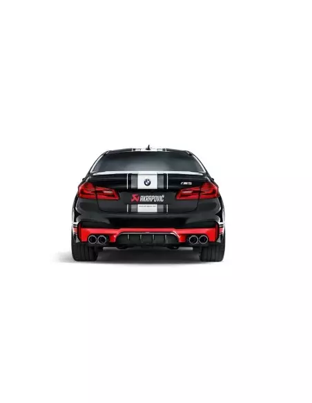 BMW M5 F90 (för bilar utan OPF) Akrapovic Evolution System i Titan med kolfiber utblås (för bilar utan partikelfilter)