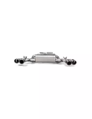 BMW M5 F90 (för bilar utan OPF) Akrapovic Evolution System i Titan med kolfiber utblås (för bilar utan partikelfilter)