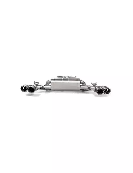 BMW M5 F90 (för bilar utan OPF) Akrapovic Evolution System i Titan med kolfiber utblås (för bilar utan partikelfilter)