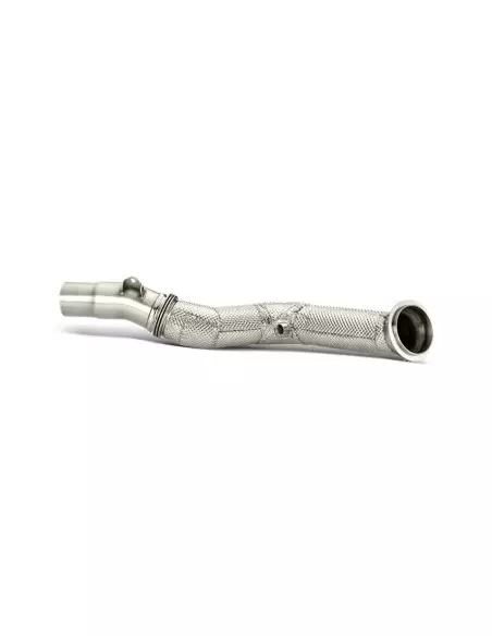 BMW M2 Competition S55 F87 Akrapovic Downpipes i Rostfritt utan katalysatorer