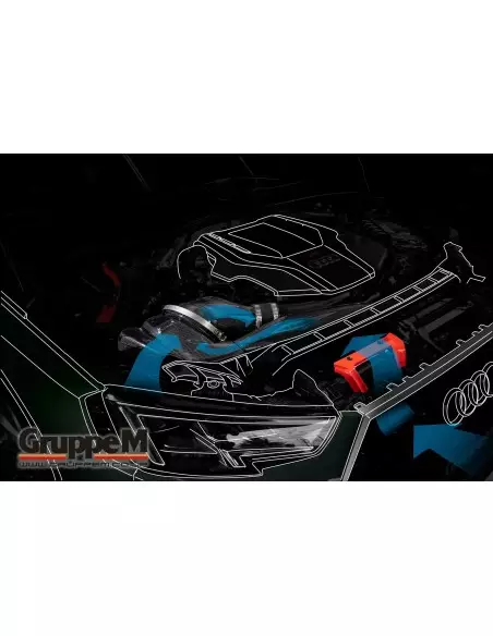 Audi RS4 2,9 Turbo B9 GruppeM Kolfiber insugskit