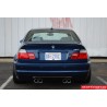 BMW M3 E46 Milltek Sport bakredämpare (Slip-On) 4x 80mm Special utblås