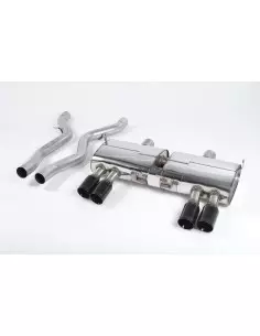 BMW M3 E90 / E92 / E93 Milltek Sport Slip-On avgassystem 4x 80mm Svarta utblås