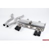 BMW M3 E90 / E92 / E93 Milltek Sport Slip-On avgassystem 4x 80mm Svarta utblås
