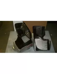 Audi A6 2,7T B5 Evolution Racewerks dubbla sido intercoolers på original plats med kolfiberstyrning