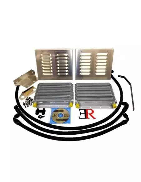 BMW 335i 3,0T N54 E82 Evolution Racewerks Competition Series Oljekylar kit med aluminium styrningar (2 oljekylare)
