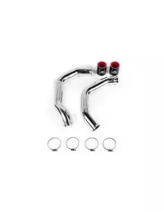 BMW M2 S55 F87 Evolution Racewerks Svarta Tryckrör med tryckslangar mellan turbo och chargecooler 2