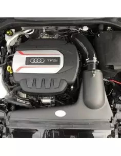 Audi S3 8V Forge Motorsport Kolfiber insugskit med svart silicon slang 2