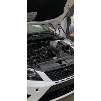 Seat Leon 2,0TFSi Cupra 5F Forge Motorsport Kolfiber insugskit med svart silicon slang