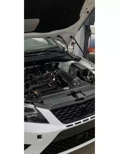 Seat Leon 2,0TFSi Cupra 5F Forge Motorsport Kolfiber insugskit med svart silicon slang