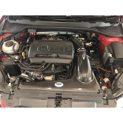 Seat Leon 2,0TFSi Cupra 5F Forge Motorsport Kolfiber insugskit med svart silicon slang