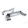 Audi S3 2,0TFSi OPF 3-D 8V Milltek Sport 3" Cat-Back 4x 100 chrome GT utblås (med original avgasstyrning) - Non-Resonated (mindre-dämpad)