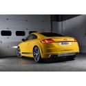 Audi TTS 2,0TFSi OPF 8S Milltek Sport Cat-Back 4x svarta ovala utblås med aktiva avgasventiler - Non-Resonated (mindre-dämpad)