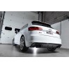 Audi S3 2,0TFSi OPF Sedan 8V Milltek Sport 3" Cat-Back 4x 100 svarta GT utblås (med original avgasstyrning) - Resonated (dämpad)