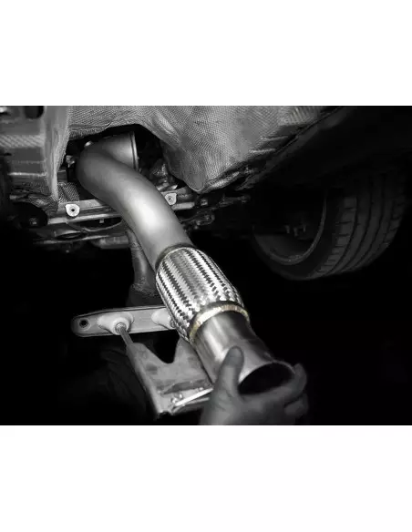 Audi TTRS 2,5TFSi 8S Integrated Engineering Gjuten Downpipe med racekatalysator