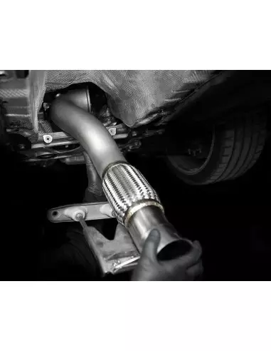 Audi RS3 2,5TFSi 8V Facelift Integrated Engineering Gjuten Downpipe med racekatalysator