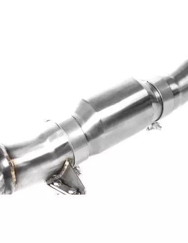 Audi RS3 2,5TFSi 8V Facelift Integrated Engineering Gjuten Downpipe med racekatalysator