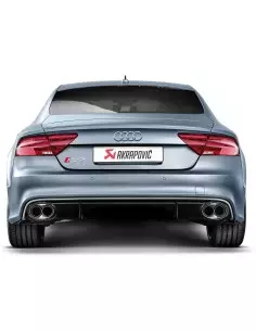 Audi RS7 4,0TFSi V8 4G Akrapovic Evolution System i Titan med kolfiber utblås 2