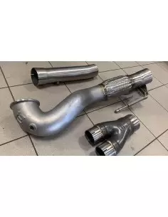 Audi RS3 2,5TFSi 8V Facelift Integrated Engineering Gjuten Downpipe med racekatalysator 2