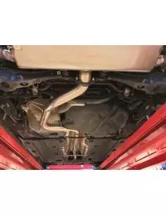 Seat Leon 2,0TFSi Cupra R 310HK 5 dörrars Milltek Sport Cat-Back 2x 100 Brända Titan GT utblås - Non-Resonated (mindre-dämpad) 2