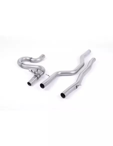 BMW M2 Competition S55 F87 Milltek Sport ombyggnads sats till Cat-Back (partikelfilter och bakåt) för att få lika långa rör på s