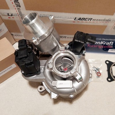 Ladermanufaktur GMBH VAG MQB 2,0TFSi LM500 Track IS38 uppgraderings turbo