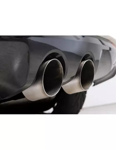 Seat Leon 2,0TFSi Cupra R (UK) Milltek Sport Cat-Back Resonated (dämpad) 2x 100 titan GT utblås