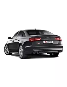 Audi S6 Akrapovic Evolution System i Titan med kolfiber utblås 2