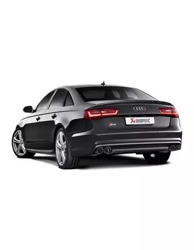 Audi S6 Akrapovic Evolution System i Titan med kolfiber utblås