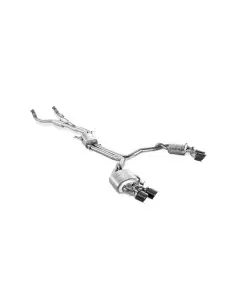 Audi S6 Akrapovic Evolution System i Titan med kolfiber utblås
