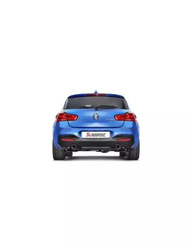 BMW M140i F20 / F21 B58 Akrapovic Evolution system i rostfritt med original avgasventil och kolfiber utblås