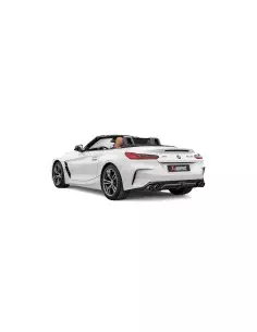 BMW Z4 M40i OPF G29 Akrapovic Slip-on i titan med original avgasventil och kolfiber utblås