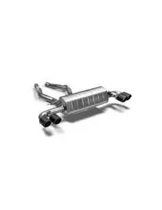 BMW Z4 M40i OPF G29 Akrapovic Slip-on i titan med original avgasventil och kolfiber utblås 2