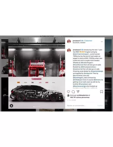 Audi RS6 4,0TFSi C8 Milltek Sport 3,15" Från Partikelfilter och bakåt (måste inte kapas) 2x Chrome Ovala utblås med avgasventile