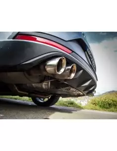 Seat Leon 2,0T Cupra OPF ST 4drive Milltek Sport Cat-Back 4x 80 Chrome GT utblås - Resonated (dämpad)