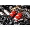 Audi RS6 4,0TFSi V8 C7 Forge Motorsport laddluftsslangar i svart silicon