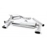 Seat Leon 2,0TFSi Cupra 3 & 5 dörrars Milltek Sport Cat-Back 2x 152x76 Ovala chrome utblås - Resonated (dämpad)