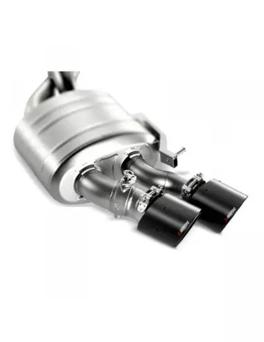 Audi S7 Akrapovic Evolution System i Titan med kolfiber utblås