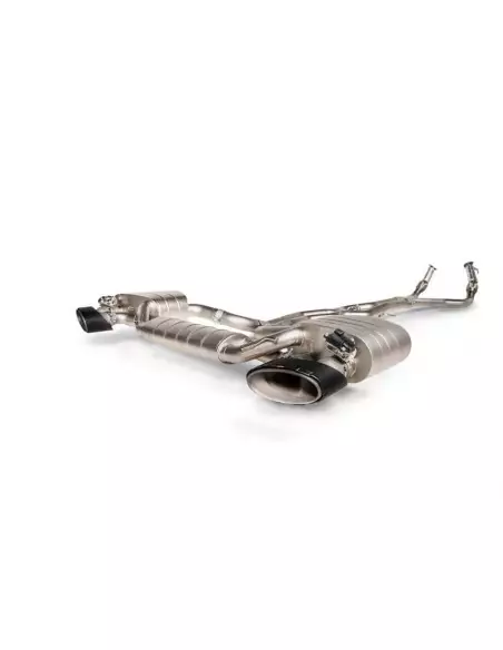 Audi RS6 4,0TFSi V8 C8 Akrapovic Link pipes utan ljuddämpare i rostfritt från OPF till Evolution systemet (Partikelfilter och ba